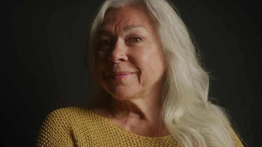 Portrait of a beautiful middleaged lady