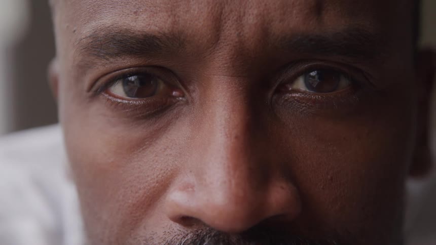 Closeup of a mans eyes
