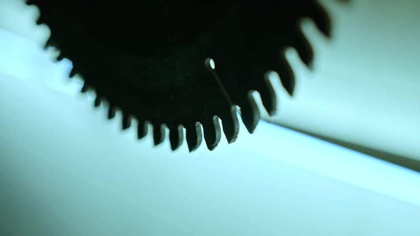 A gear rotating machine part with cut teeth