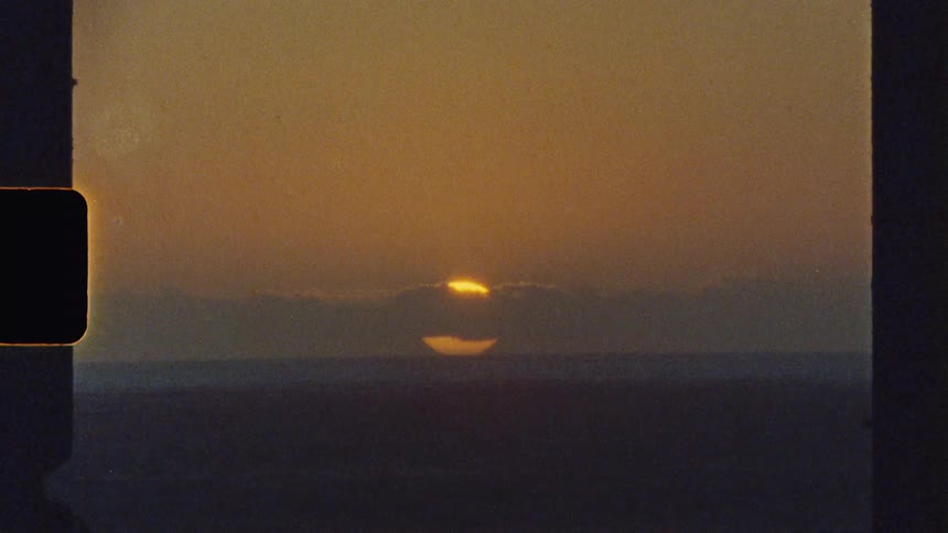The sun is rising on the landscape