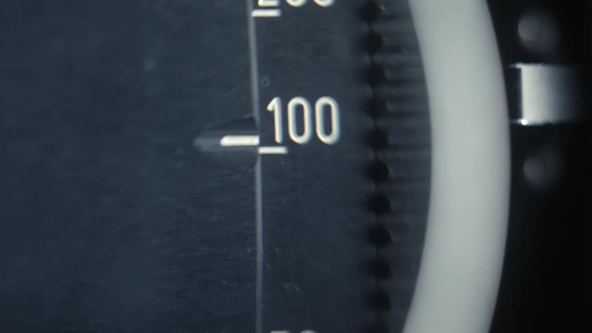 The numbers spin on the dial