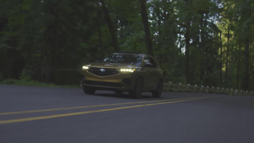Suv car traveling on a road