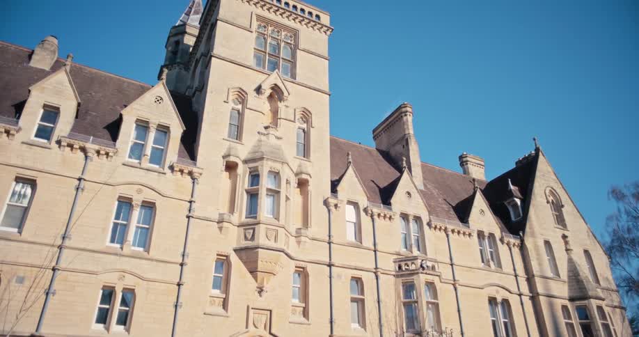 Balliol college building with multiple stories