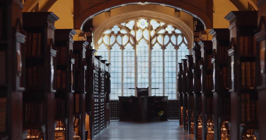 The church is empty during the day