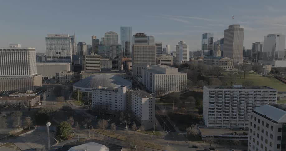 Panorama of skyscrapers in a metropolis