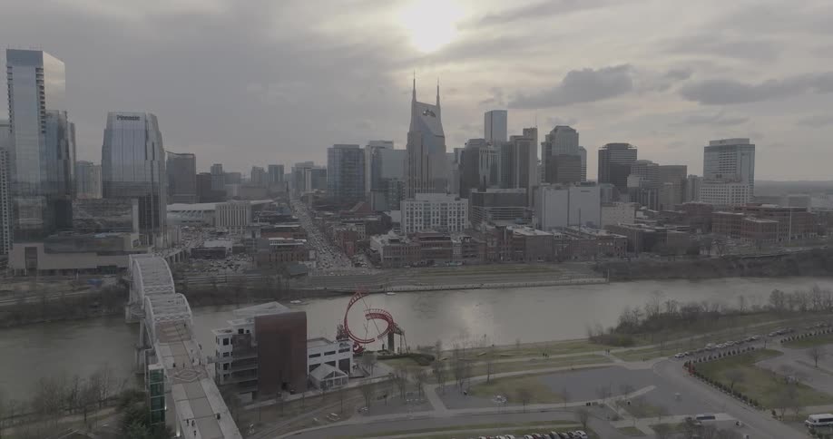 Aerial of a metropolitan city skyline during daytime