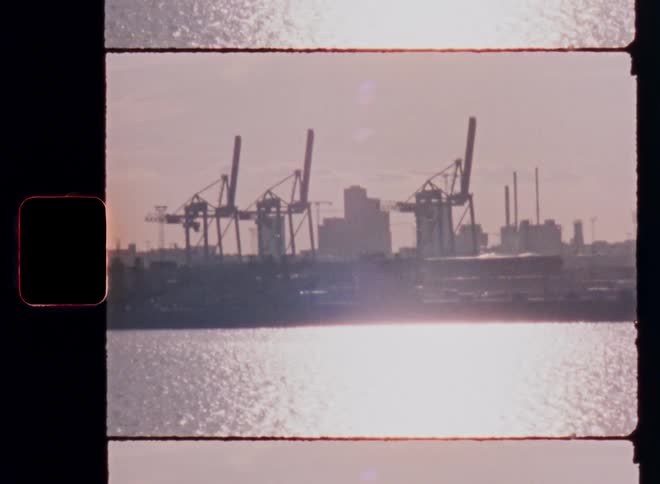 The harbor is right on the water