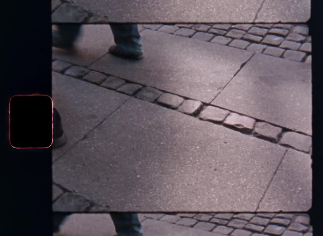 Couple walking across asphalt path lined with bricks outdoors