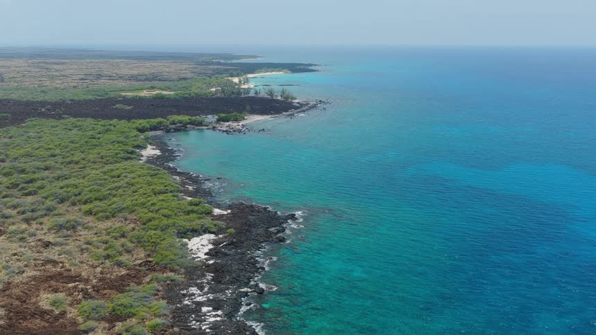 A long rocky coast