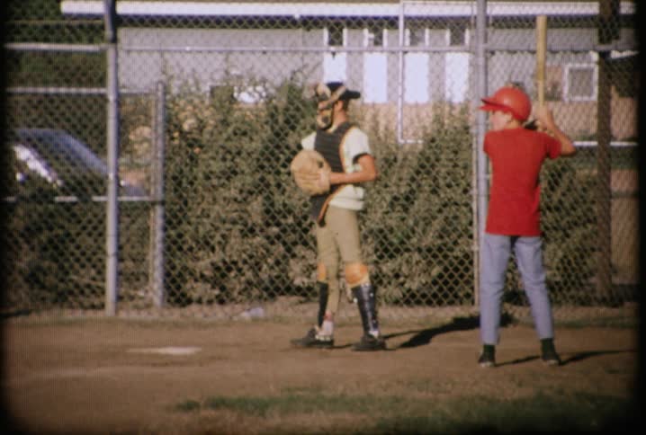A batter gets ready to swing