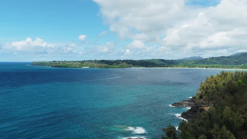 A large coastal landscape