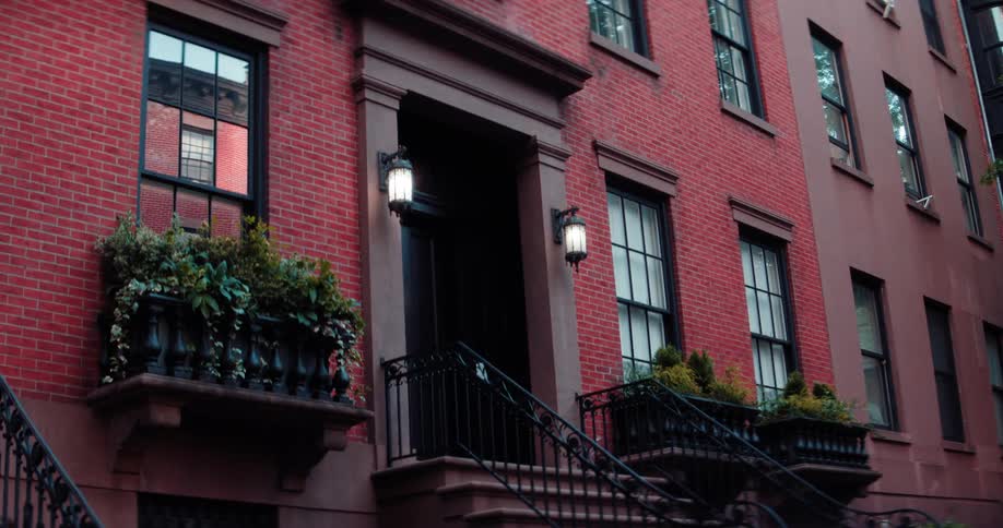 Facade of a residential building