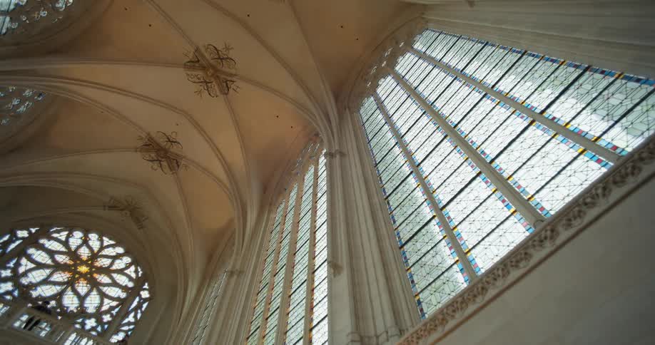 A church cathedral building with artistic walls and architecture