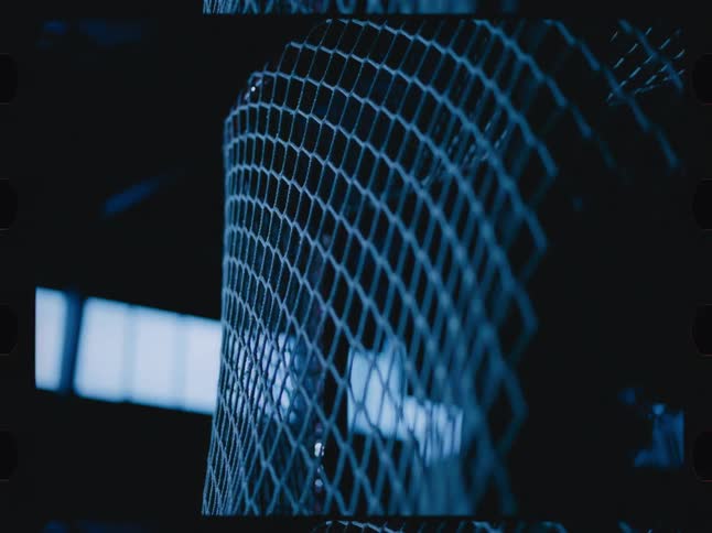 Flashing light on the net of a hockey goal