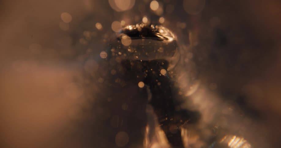 Wine being poured into a glass