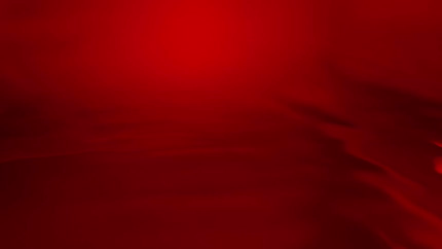Abstract red background with shadows and shades of diffused light