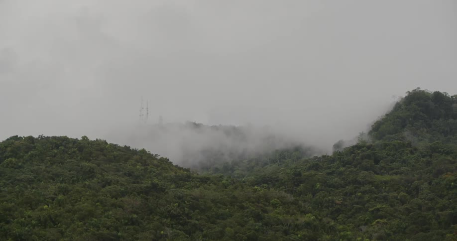 The fog is creeping over these hills ahead