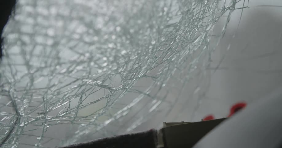 Ice crystals form a web