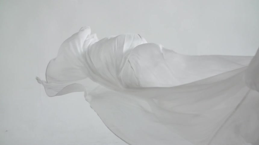 Cloth billowing in the wind