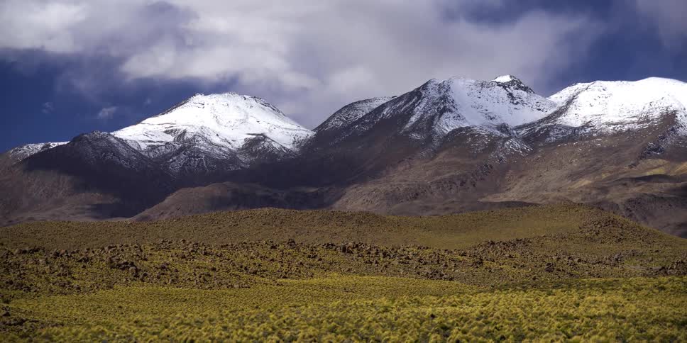 Time moves over the mountains