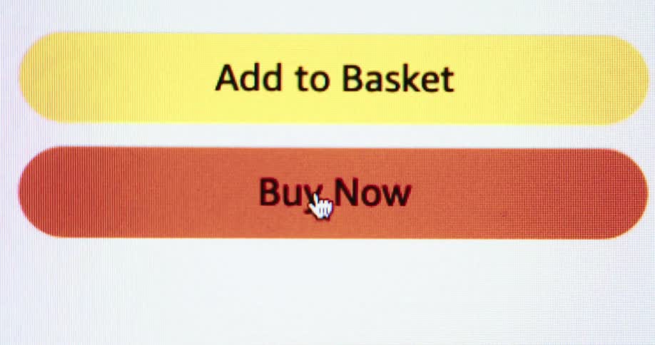 Cursor selects the buy now option on an online shopping page
