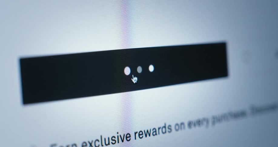 A pointer hovers over an add to bag button on a shop page