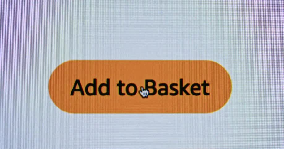 The add to basket icon is clicked on the website