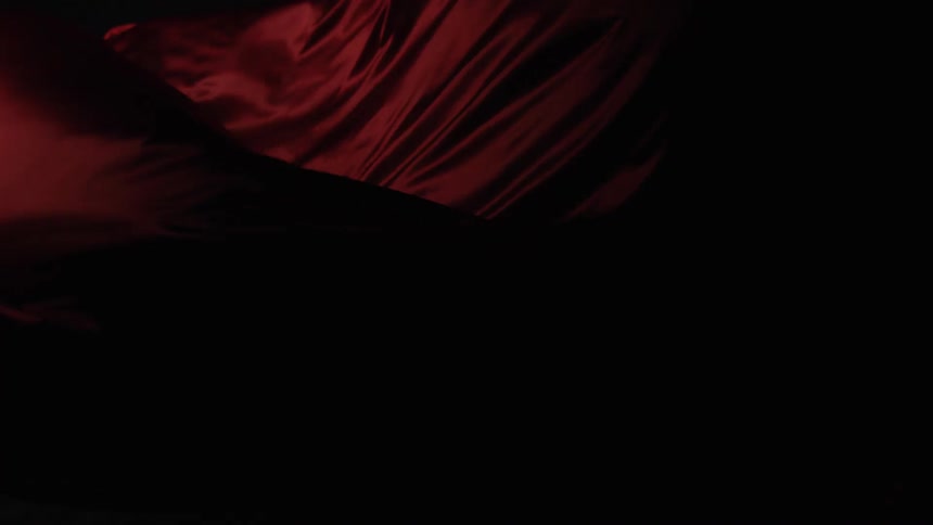 The velvet blanket moves around