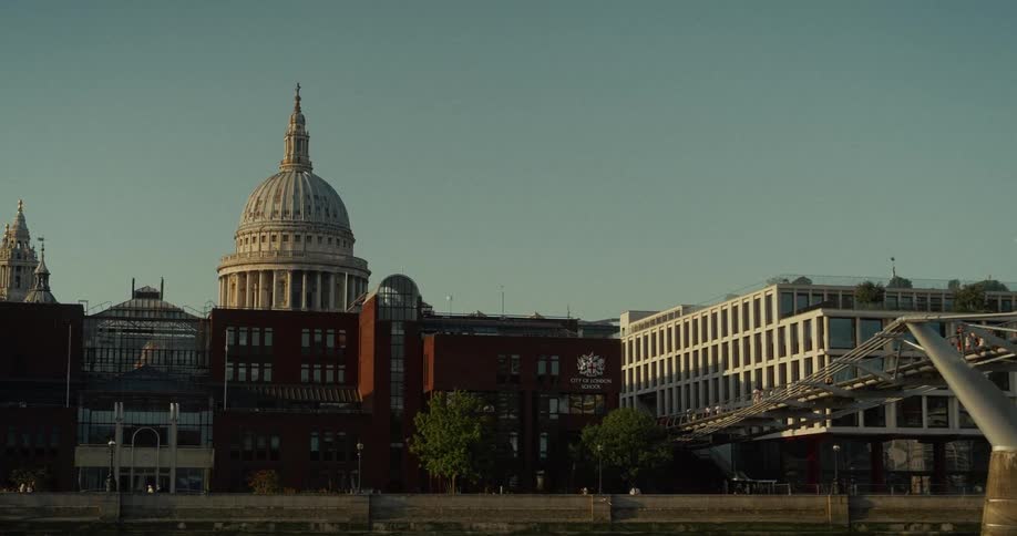 St Pauls Cathedral and London in the distance