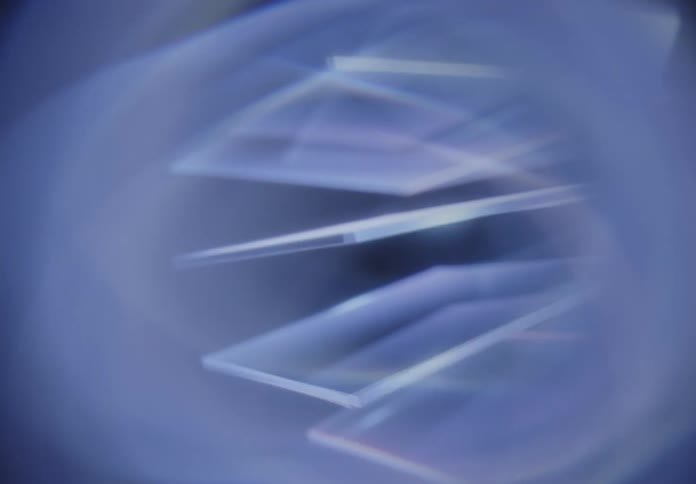 An animation of spinning panes