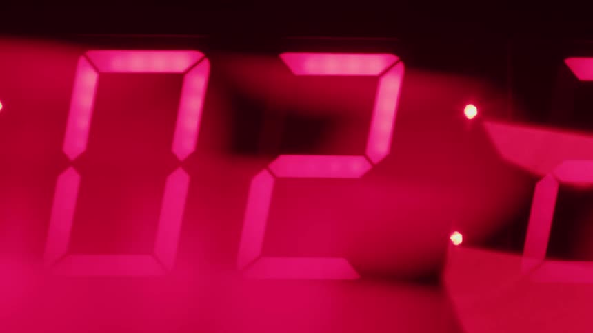 The timer counts down to zero