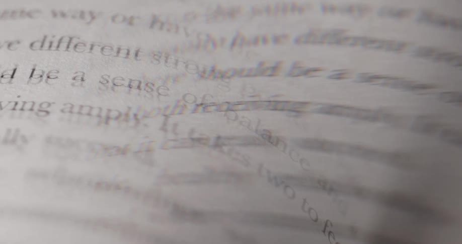 Zooming in on a sentence in a self help book