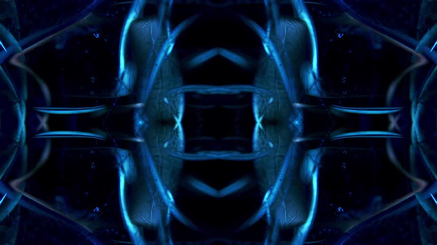 The screensaver has moving lines