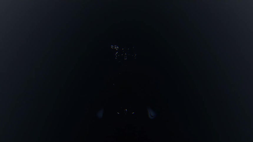 The scan shows the skeleton and brain of a person
