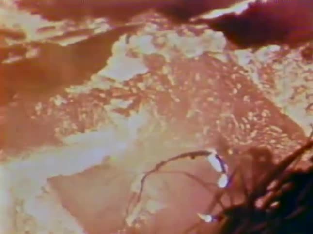 Lava is burning everything and moving all over