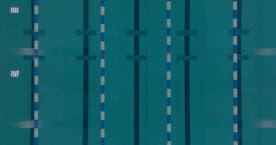 An indoor swimming pool