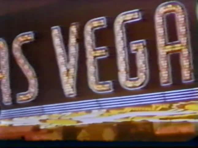 A bright sign of a casino is flashing