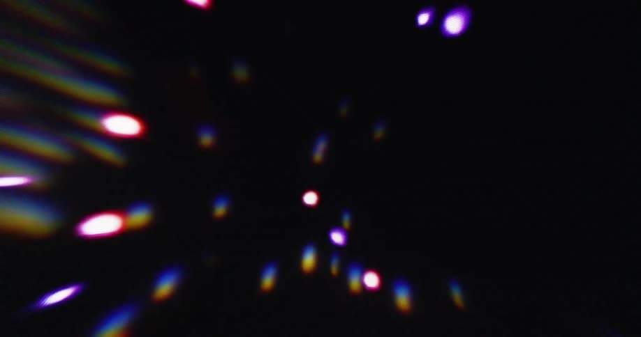 The fireworks sail across the night sky