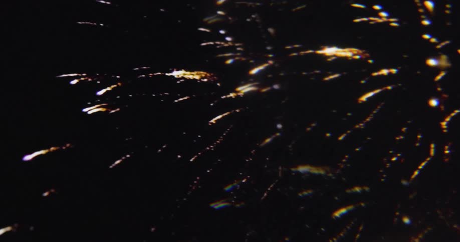Golden streaks spread amidst the intense glow of reddish tones