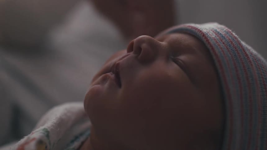 Newborn baby sleeping