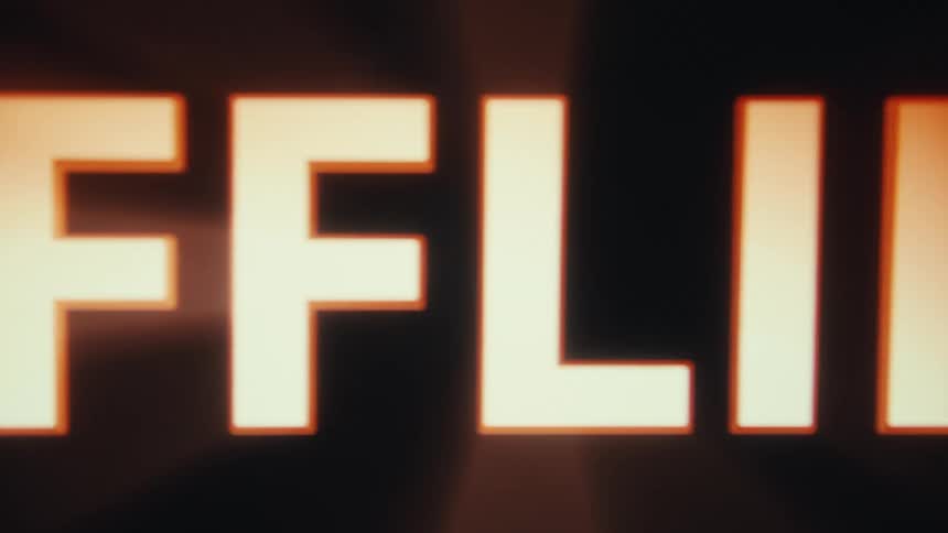 Computer screen displaying the text offline in red on a dark screen