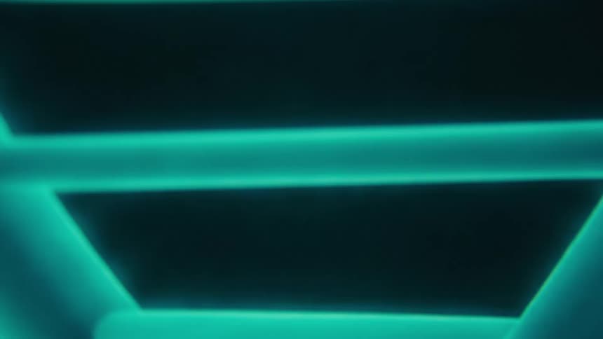 Blue dna chain ladder structure displayed on a dark screen