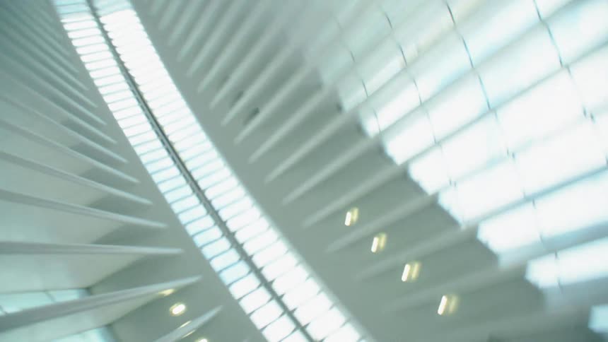 Spinning and looking at the ceiling