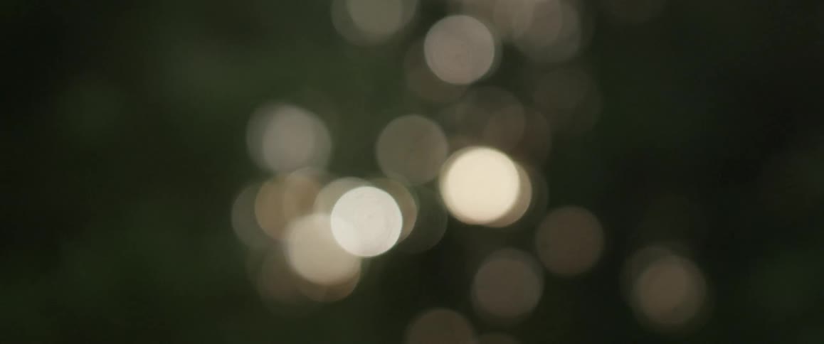 Shining lights go out of focus