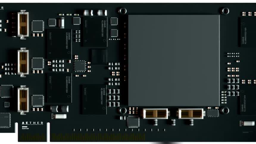 Electronic circuit board with various components and connectors distributed across its surface