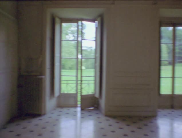 Couches are shown in an otherwise empty room