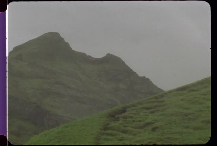 Mountainous landscape on a cloudy day