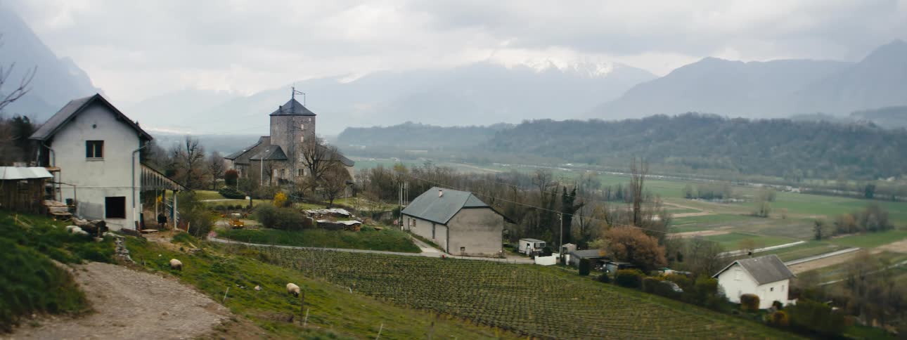 Buildings in a rural community during daytime
