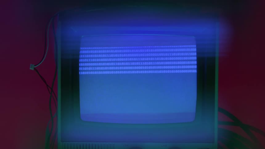 Numbers quickly fill the television screen