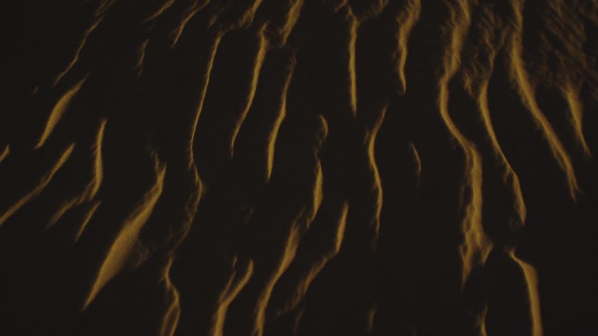 Texture of sand dunes illuminated by soft light